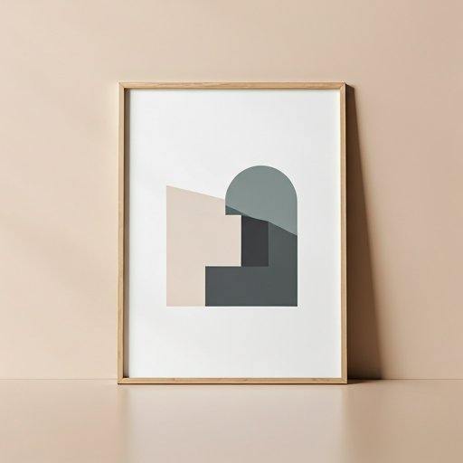 Tirage architectural minimal